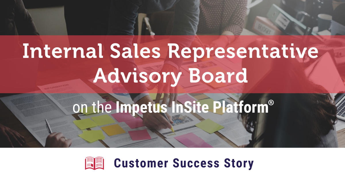 Internal Sales Representative Advisory Board for a rheumatoid arthritis therapy