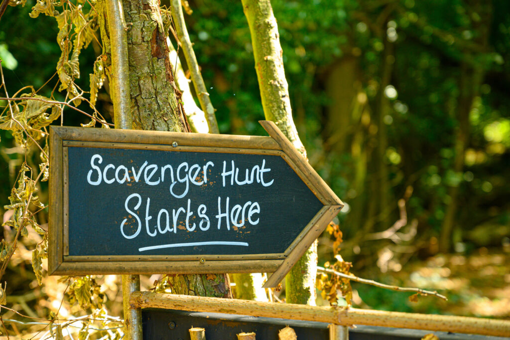 Scavenger hunts are a great way to gamify virtual events