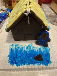 Beachside gingerbread hut