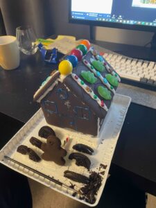 Classic gingerbread house