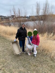 Earth Week 2022 pond clean-up