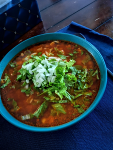 Vegetarian pozole