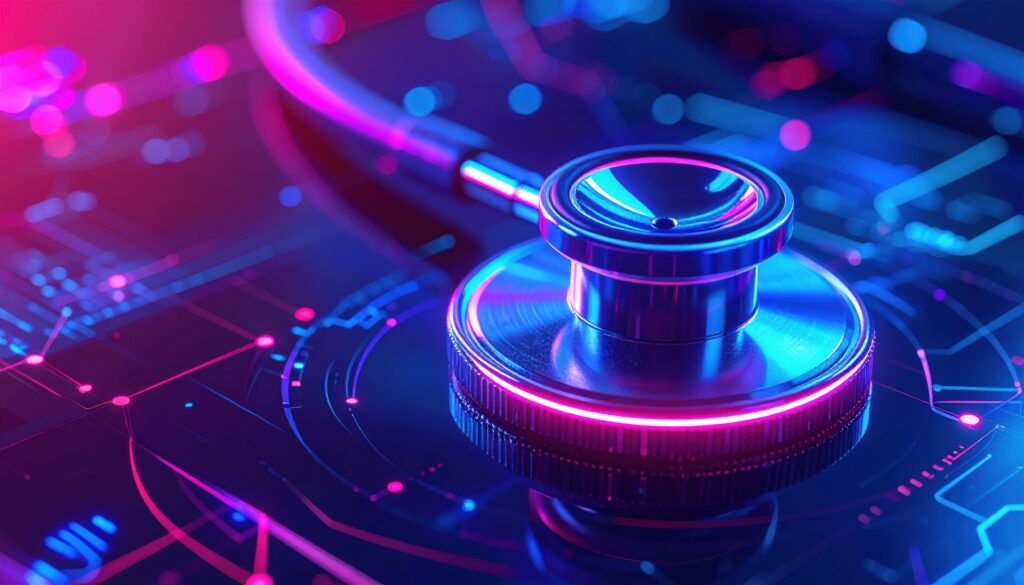 Image concept of AI in medical education